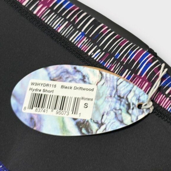 NWT PrAna Hydra Shorts Women's Small Black Pink Beach Pool Kayak Raft NEW - Picture 8 of 8